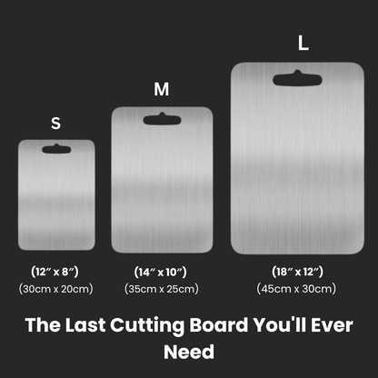 TitanBoard™ - 100% Pure Titanium Cutting Board