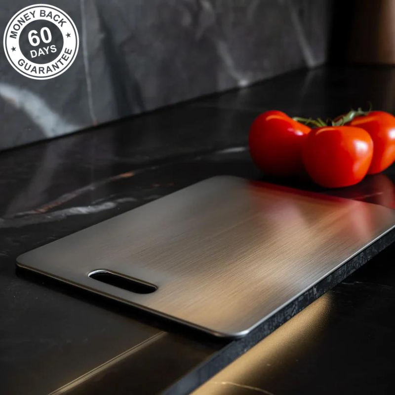 TitanBoard™ - 100% Pure Titanium Cutting Board